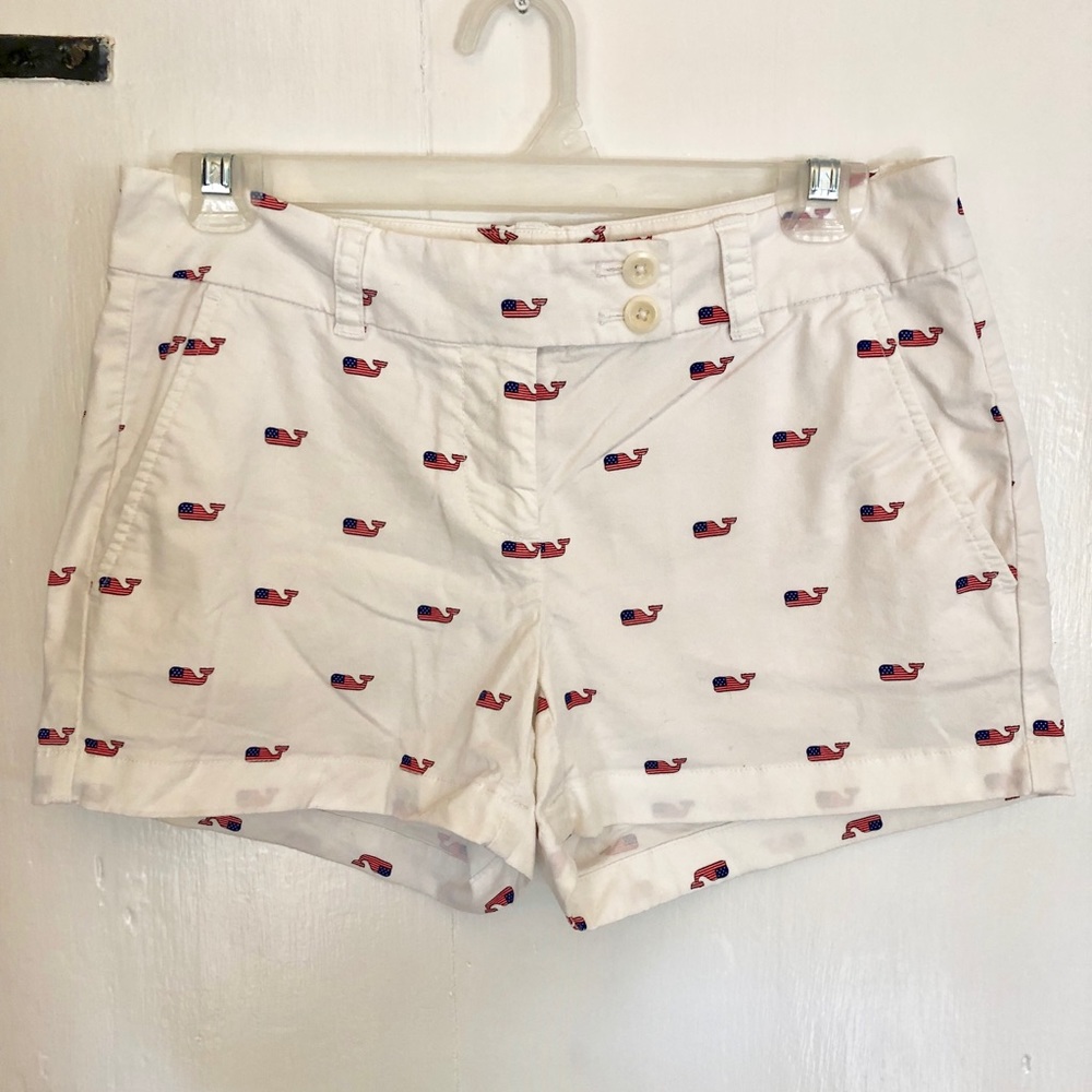 Vineyard Vines Patriotic Whale shorts